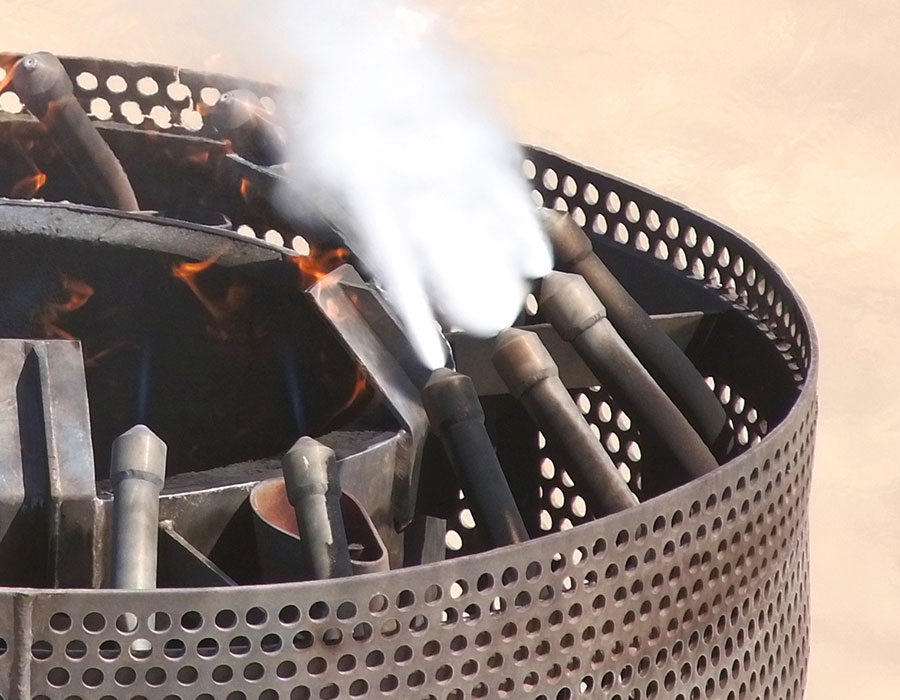 بازرسی هوایی Flare های پالایشگاهی